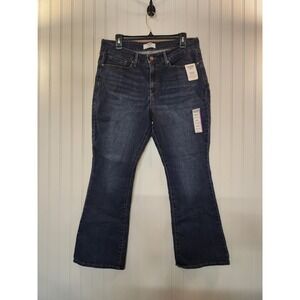 NEW Levi's Women's Blue Mid Rise Bootcut Denim Jean Size 16S W33x30L Casual Work